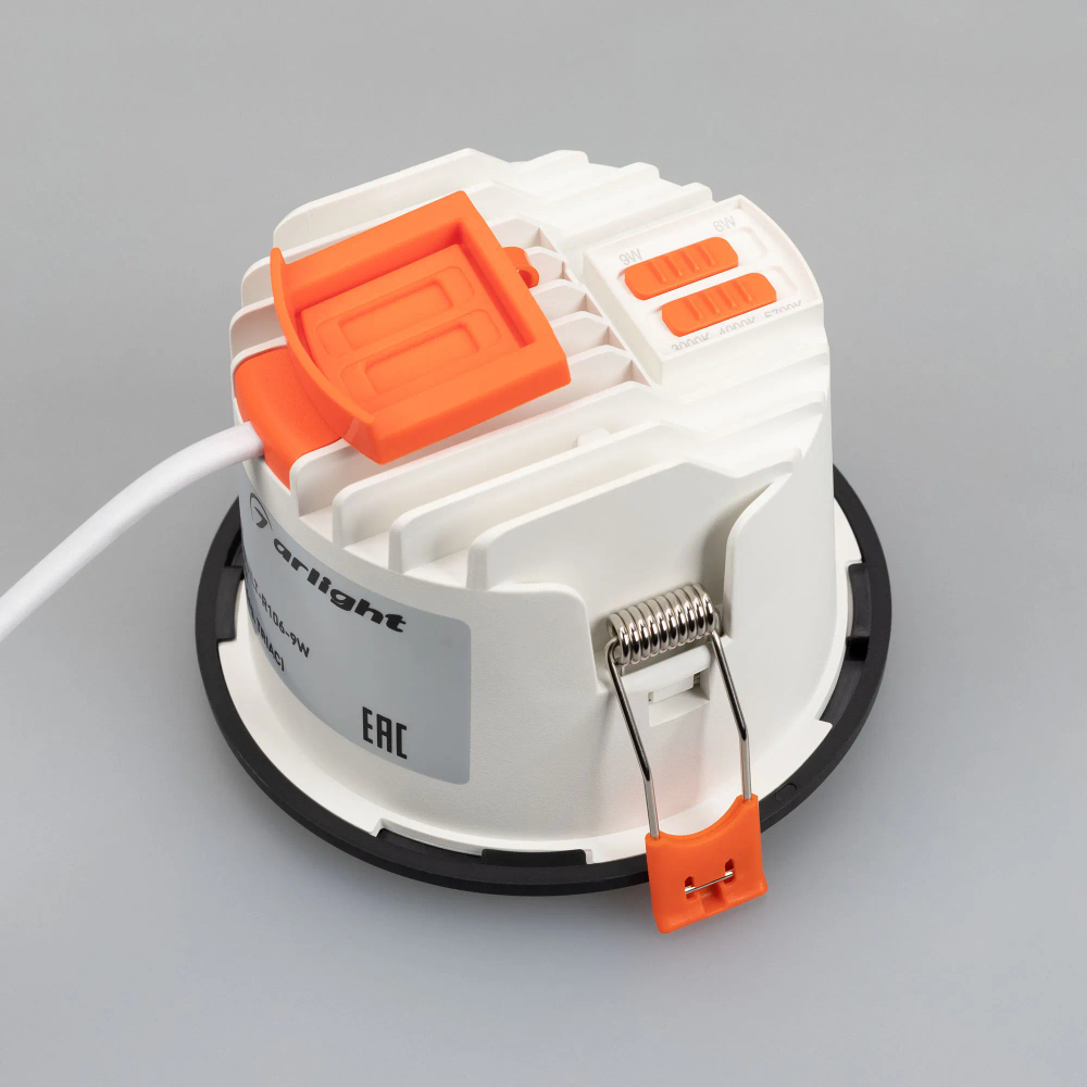 Светильник MS-ALORA-BUILT-R106-9W Day4000-MIX (BK, 40 deg, TRIAC) (Arlight, IP54 Пластик, 3 года) 048082