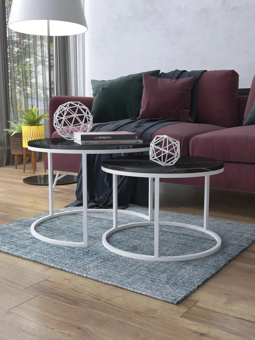 Комплект журнальных столов Акцент - БЧГ - МДФ в ПВХ