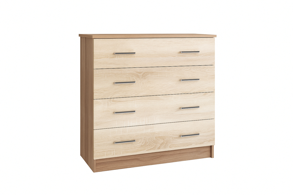 Комод длинный Катрин 3, ясень шимо/дуб сонома
