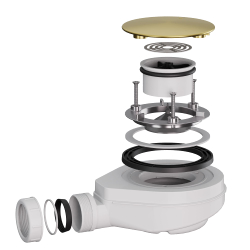 Сифон для поддонов RGW S-16-1G