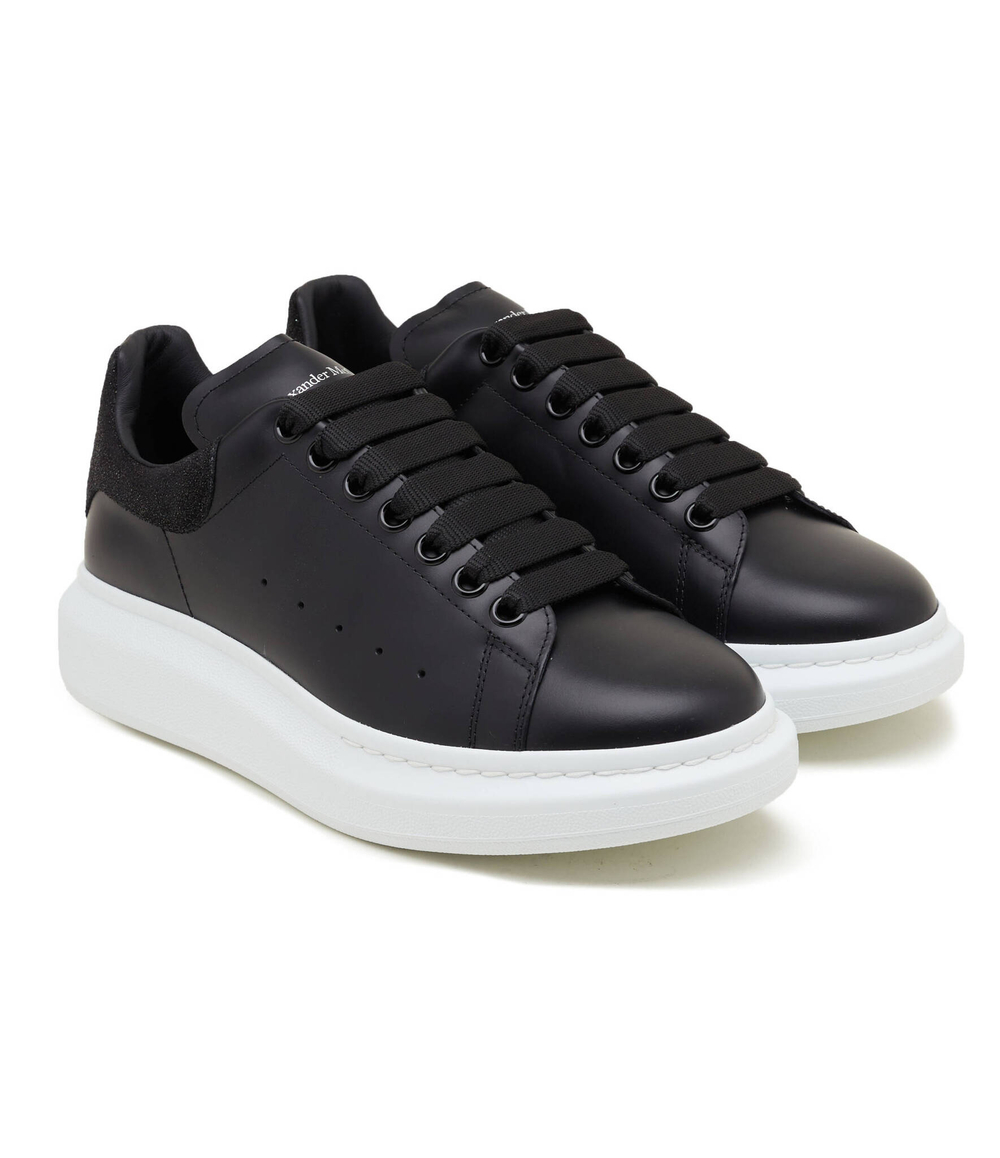 Кожаные кроссовки Alexander McQueen - черный(727388 WHVIT)