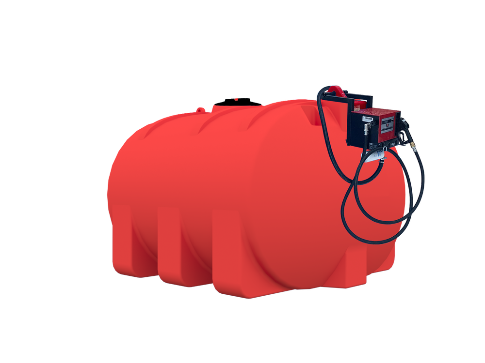 Мобильная Мини АЗС PT-G6000U 12V Политим 60 л/мин 6000 л.(2350x2190x1670см;красный) - арт.560847