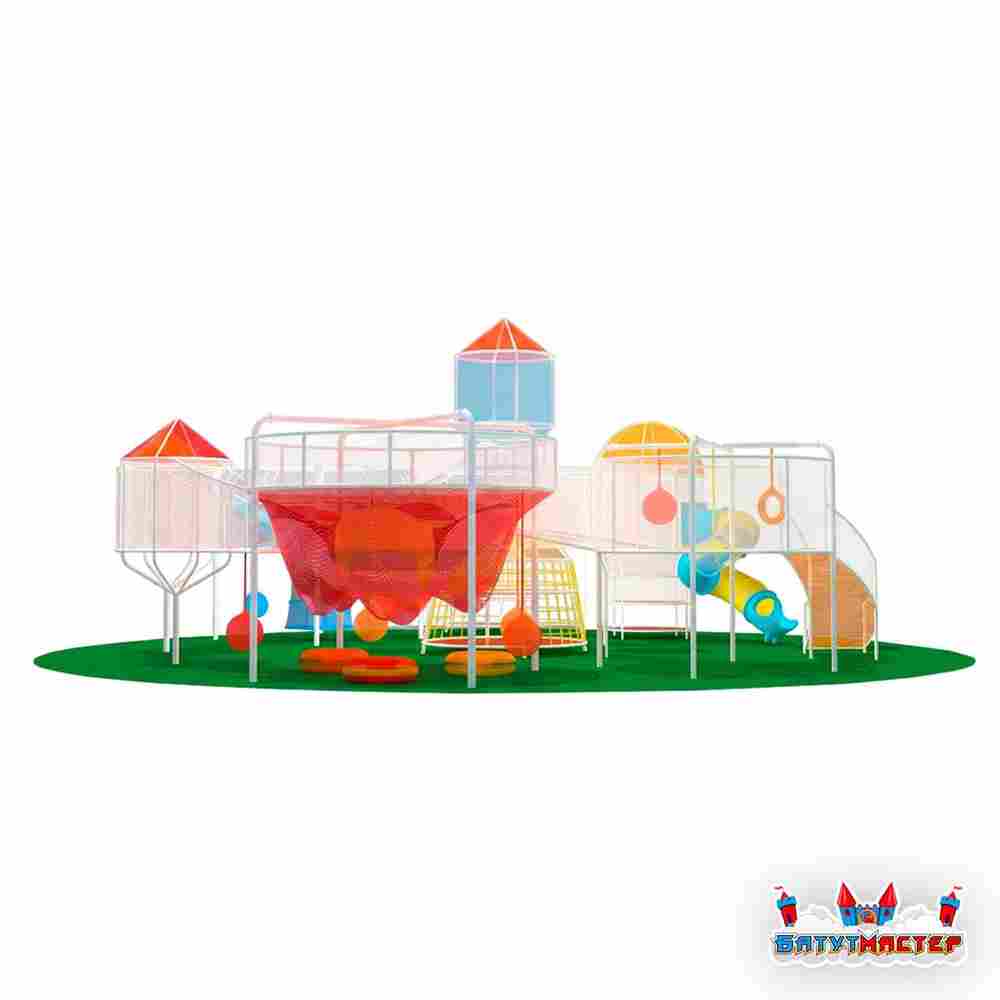 Канатная башня «Радужная Гавань», 25×25×10 м