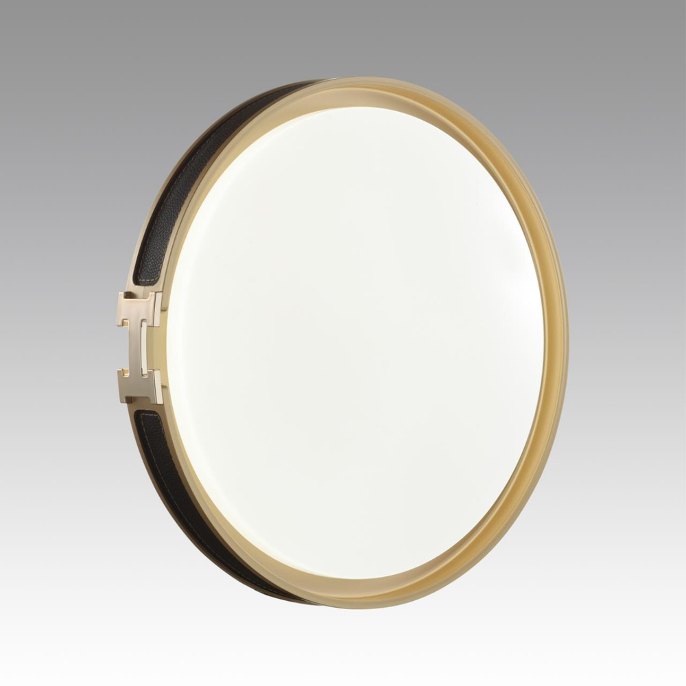 7667/DL COLOR SN 132 Светильник пластик/белый/черный/золотой LED 48Вт 4000К D405 IP43 FAVEMO BLACK