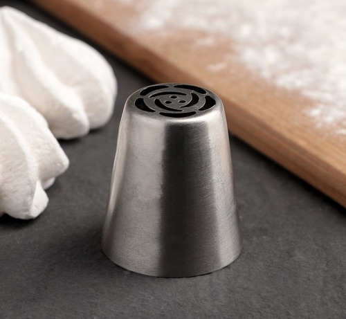 Насадка кондитерская «Цветок 8 лепестков», d=3,7 см, выход 1,9 см, нержавеющая сталь