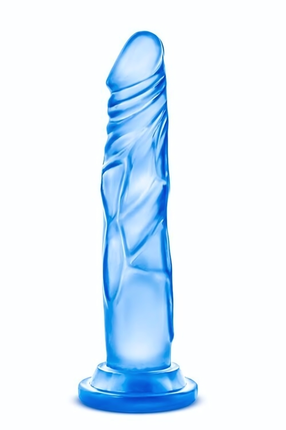 Синий фаллоимитатор с присоской Sweet N’ Hard 5 Realistic 7.5-Inch Dildo - 19,3 см. (Цвет: синий)