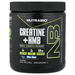 NutraBio, креатин + HMB, голубая малина, 308 г (10,89 унции)