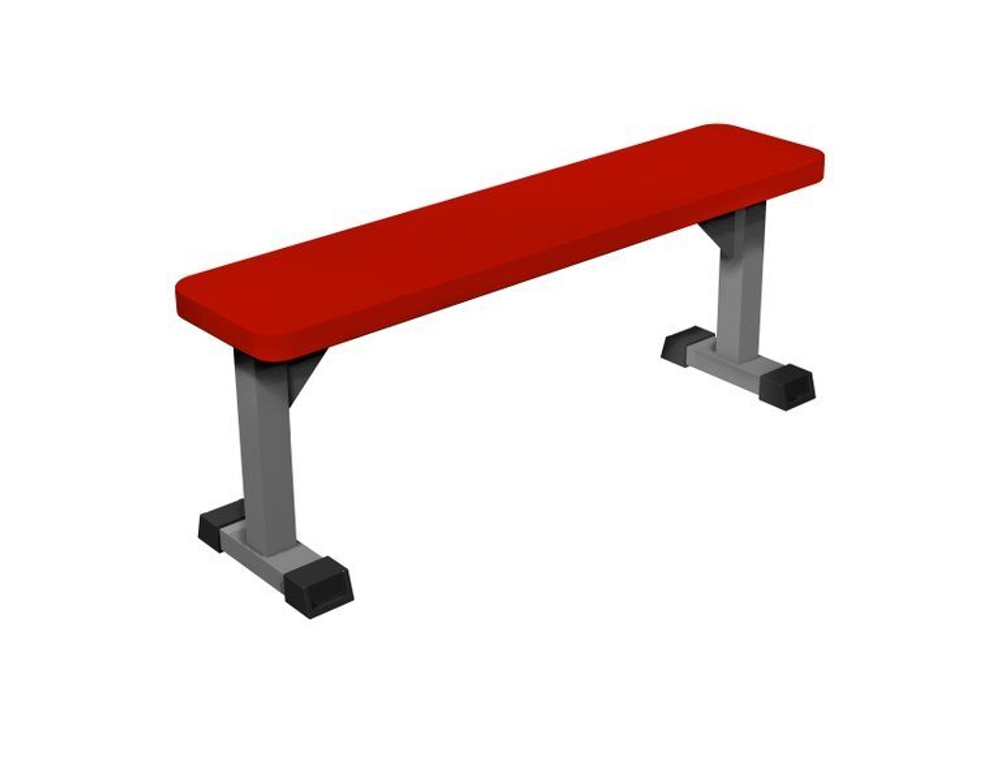 Скамья горизонтальная Серый