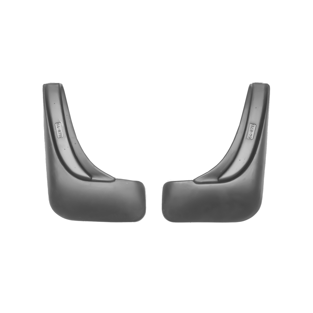 Брызговики Norplast для Peugeot Partner, плоские, Черные, 2002-2008 арт.NPL-Br-64-87B