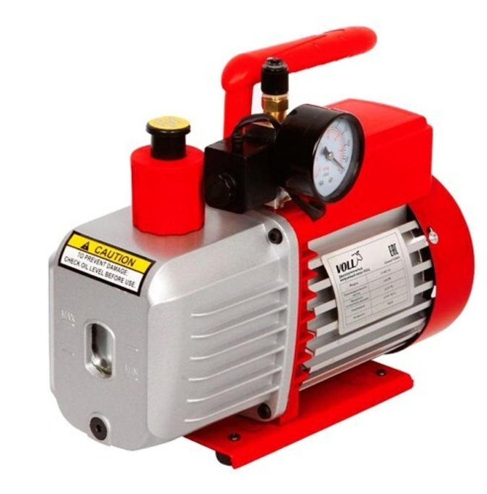 Вакуумный насос VOLL 9.00283 двухступен. V-VAC 12,0 283л/мин, 10CFM, 1HP