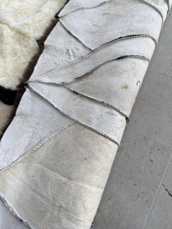 Ковер шкура натуральная овчина меховой