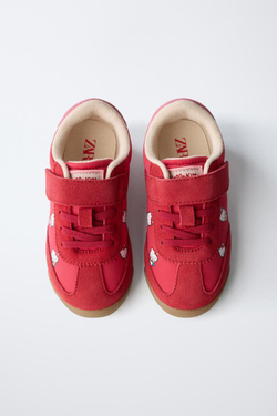ZARA СПОРТИВНЫЕ КРОССОВКИ HELLO KITTY © SANRIO, КРАСНЫЙ