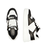 Кожаные кроссовки krew max Karl Lagerfeld - черный(KL63321)