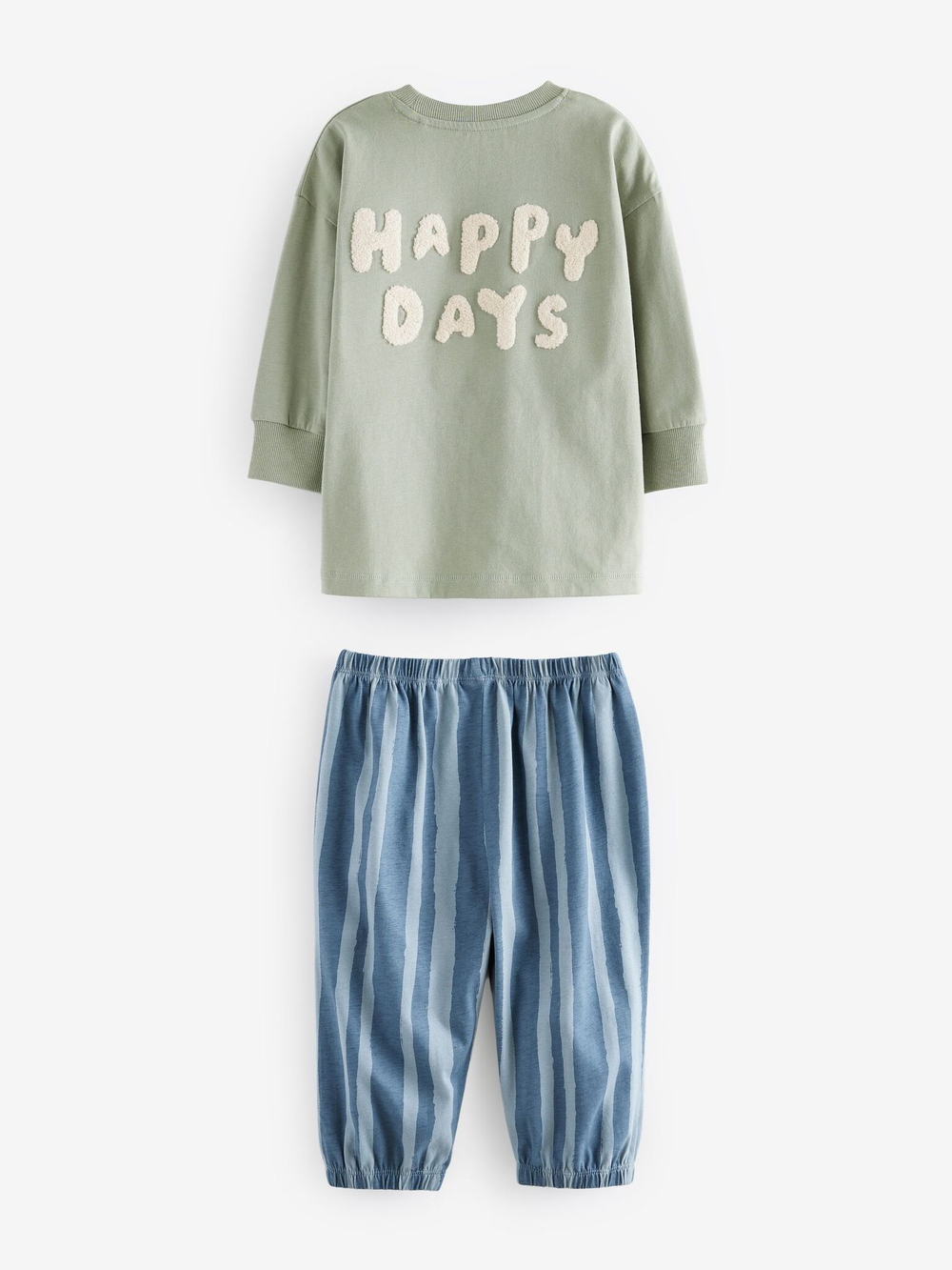 Пижама для мальчика Next B80-599, 3 шт., Молочный, Синий, Бежевый