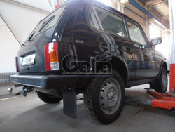 Фаркоп оцинкованный Galia L001C для Лада Нива ВАЗ 2121, 21213, 21214, 2131 / Lada Niva 1976-2014(паспорт и сертификат в комплекте)(без электрики)