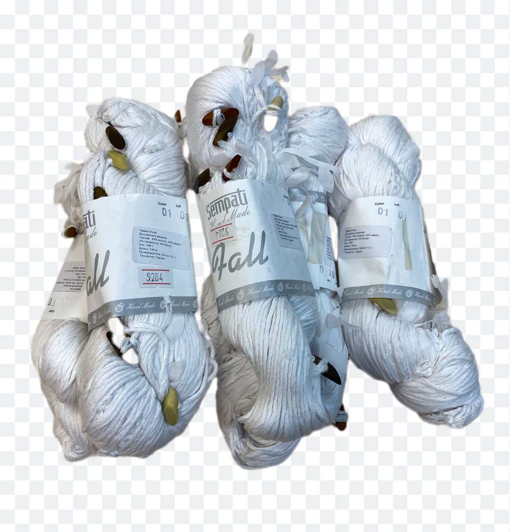 Пряжа фантазийная хлопок 44% акрил 44% п/э-8% (Турция) 100г- 160м упаковка -6шт