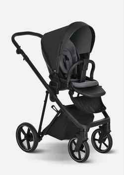 Roan Коляска 2 в 1 Sol Leather Black