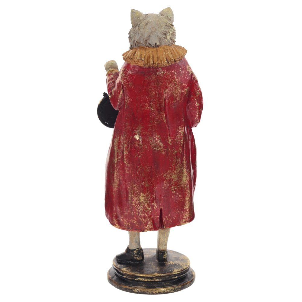 GAEM Фигурка декоративная "Кот" с часами, L14,5 W14,5 H41,5 см