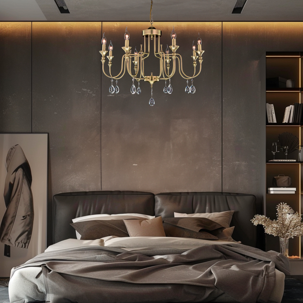 Citilux Рига CL437183 Люстра подвесная Бронза