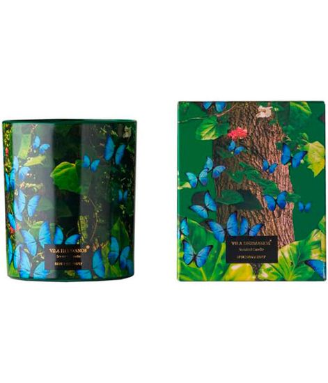 Blue Butterfly, свеча Jungletopia collection, Vila Hermanos