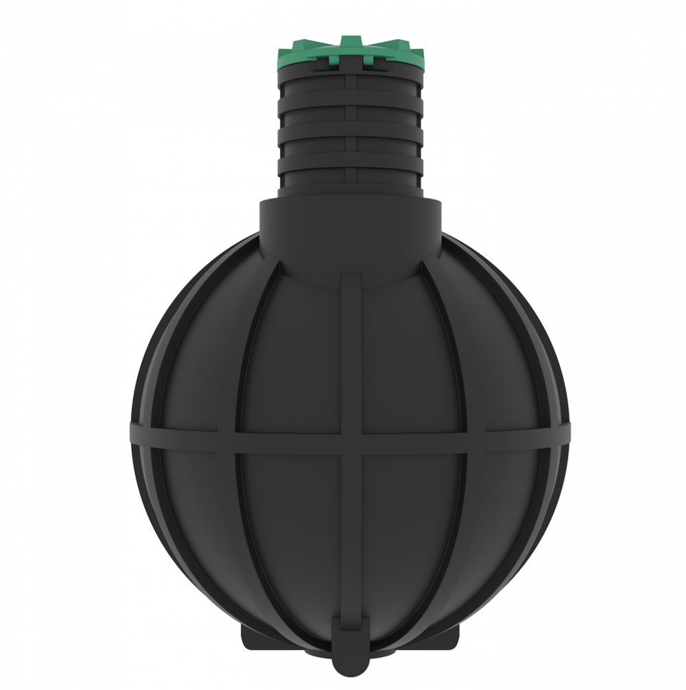 Емкость подземная горизонтальная Мультпласт M45 45000 л. горизонтальная (11530x2400x2400см;1590кг;черный) - арт.555434.37