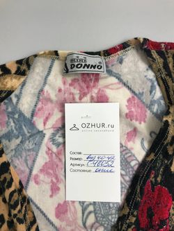 Блузка Donna с принтом 40-42 размер