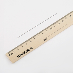Линейка 20см Красин "Стандарт", дерево