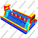 Коммерческий надувной батут "Не упади в море" 9*5.5*3,8 м