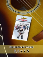 Стикер - Крейзи девочка с битой