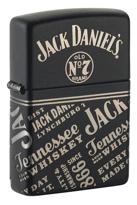 46279 Зажигалка ZIPPO Jack Daniel's Black Matte