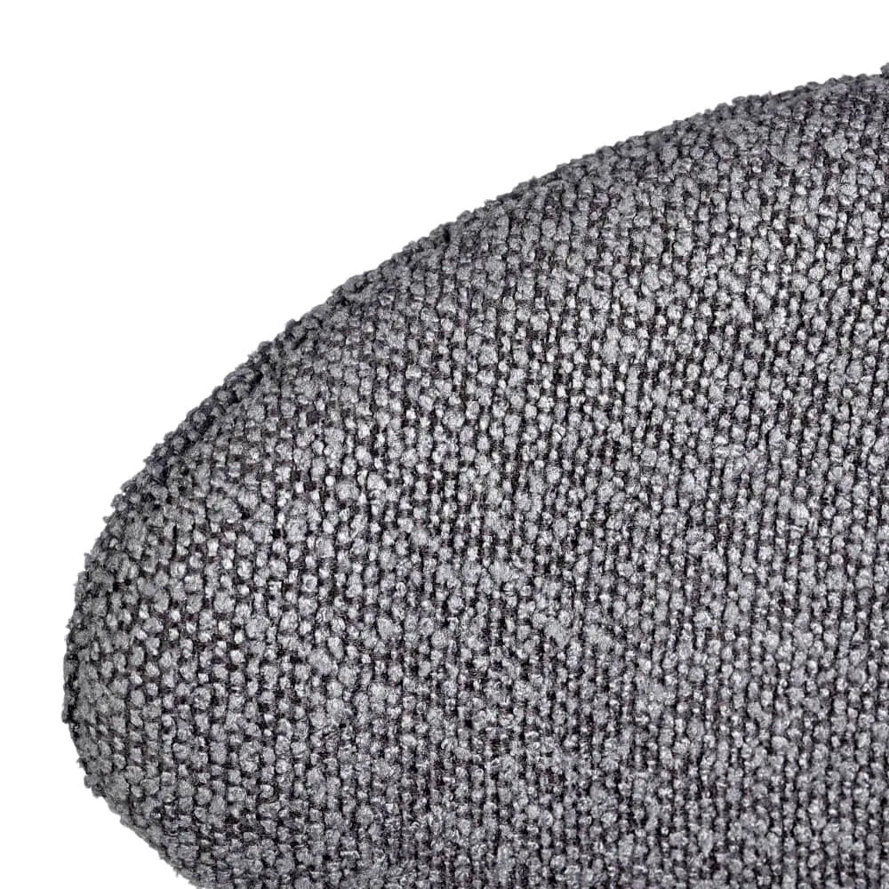 Стул Bradex Home Lucas тёмно-серый букле с ножками цвета орех