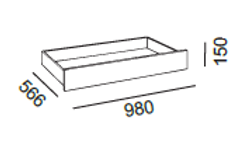 Ящик выкатной "Доминик" М-21 (ясень шимо светлый), ЛДСП, Комфорт-S, г. Ижевск Русский