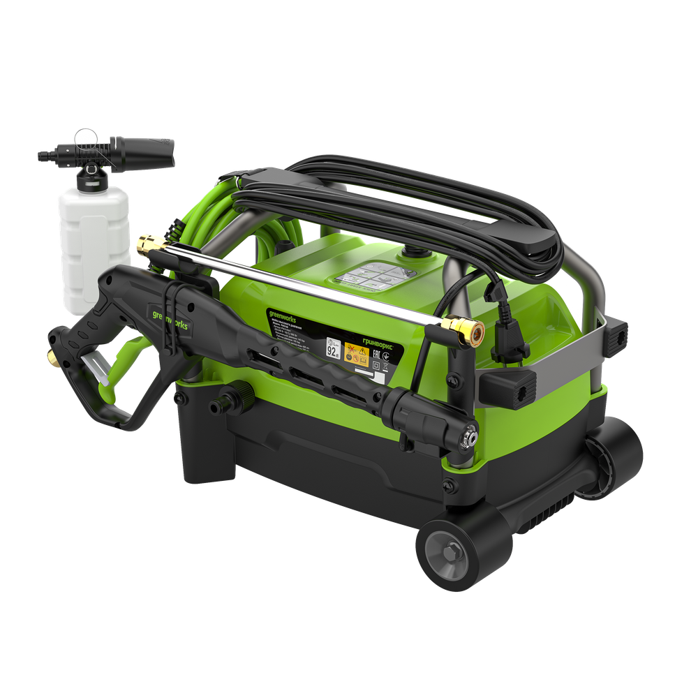 Мойка высокого давления Greenworks PW3140, 1900 Вт, 140 бар