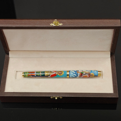 Ручка с ручной росписью Палех "Александр Невский"