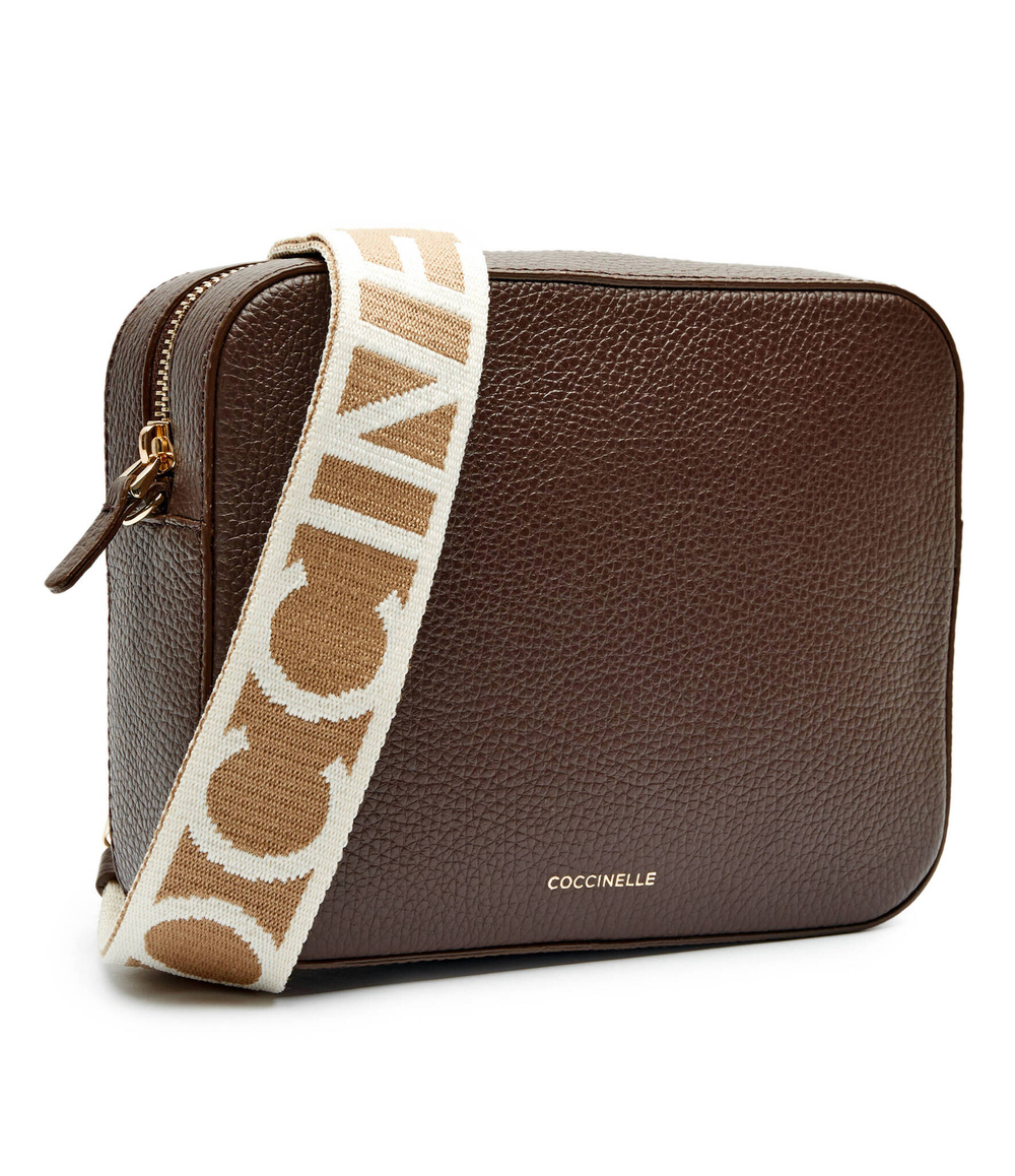 Кожаная сумка-мессенджер TEBE Coccinelle - коричневый(E5 MN5 55 M3 01)