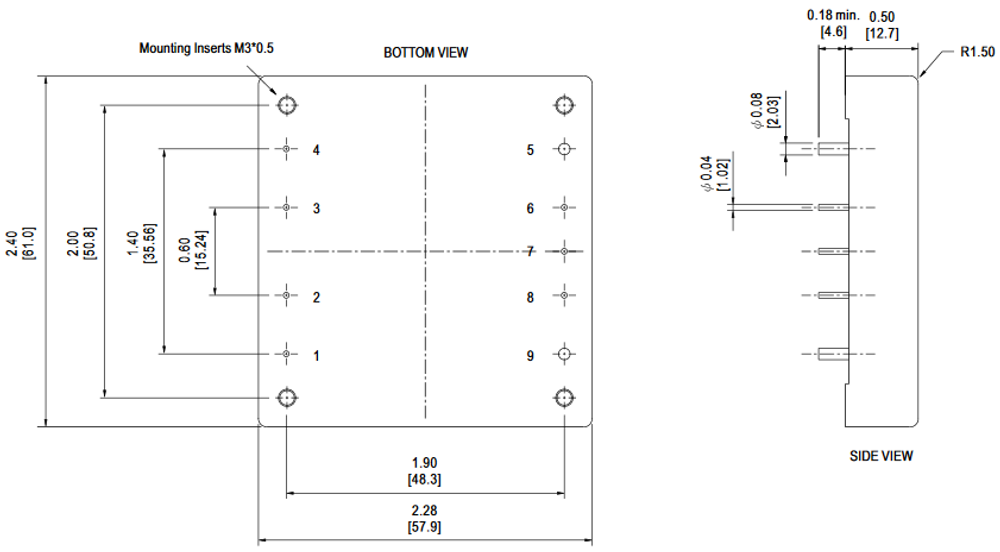 Преобразователь DC-DC модульный Mean Well MHB100-24S12