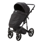 Детская универсальная коляска Adamex MOBI LUX TK-53 (2в1) Черная ткань