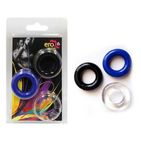 Набор из трех разноцветных эрекционных колец 1,8см Bior Toys Erowoman-Eroman EE-10194