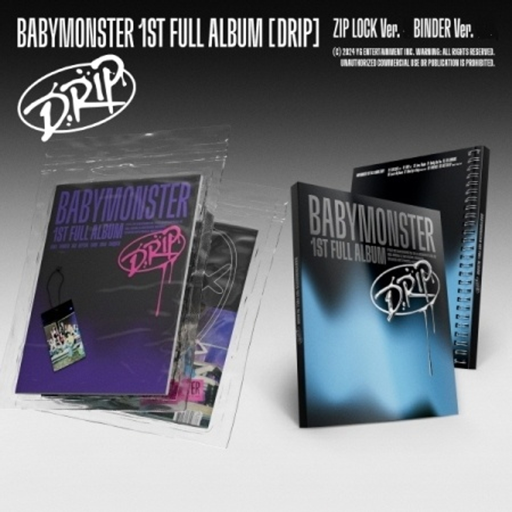 Альбом BABYMONSTER - DRIP 1st FULL Album 2 Version SET