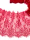 01-11 ОПТ Кружево шантильи 23 см, красный