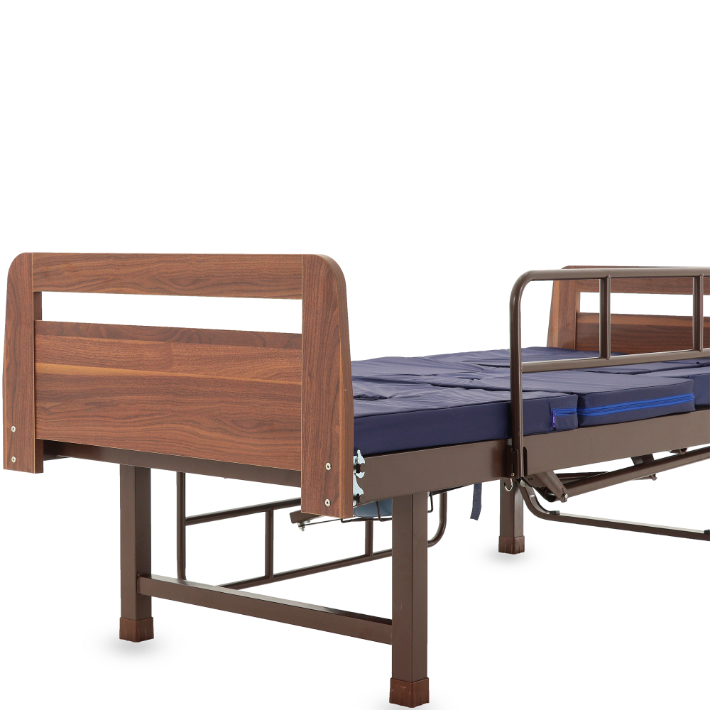 Кровать механическая Med-Mos E-49 (ЛДСП венге) с туалетным устройством и функцией «кардиокресло»