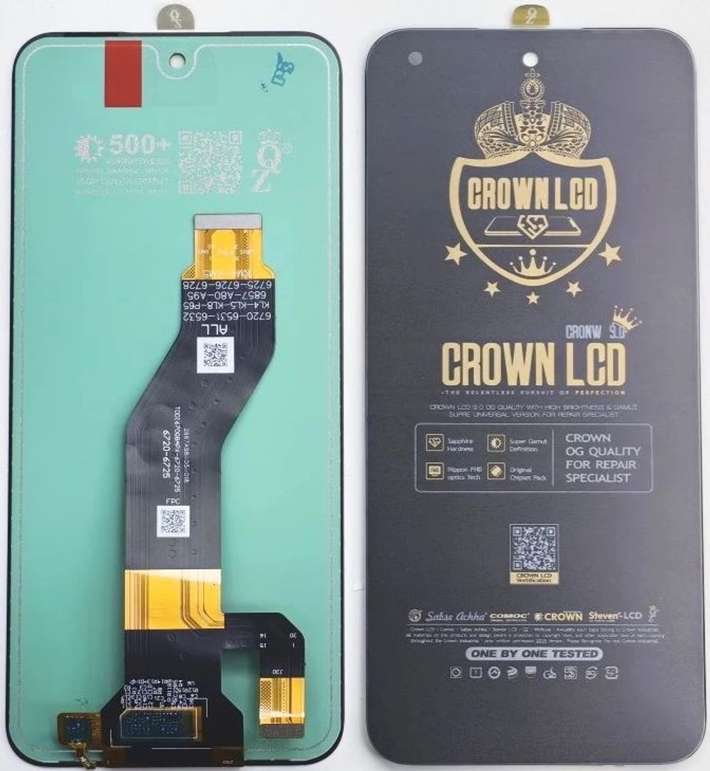 Дисплей Tecno/Infinix Pop 9/10 Pro/Spark Go 1/1S/2/30C/40/40C Pova 6 Neo/Hot 50i/60/60i Crown OrgNew