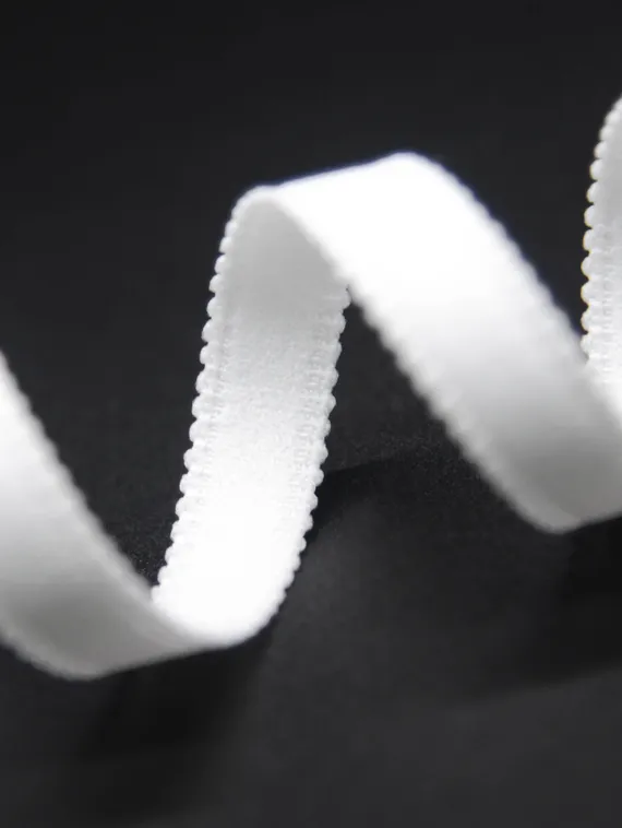 001 612/15 ОПТ Бретель Lauma Fabrics, 15 мм, белый 001