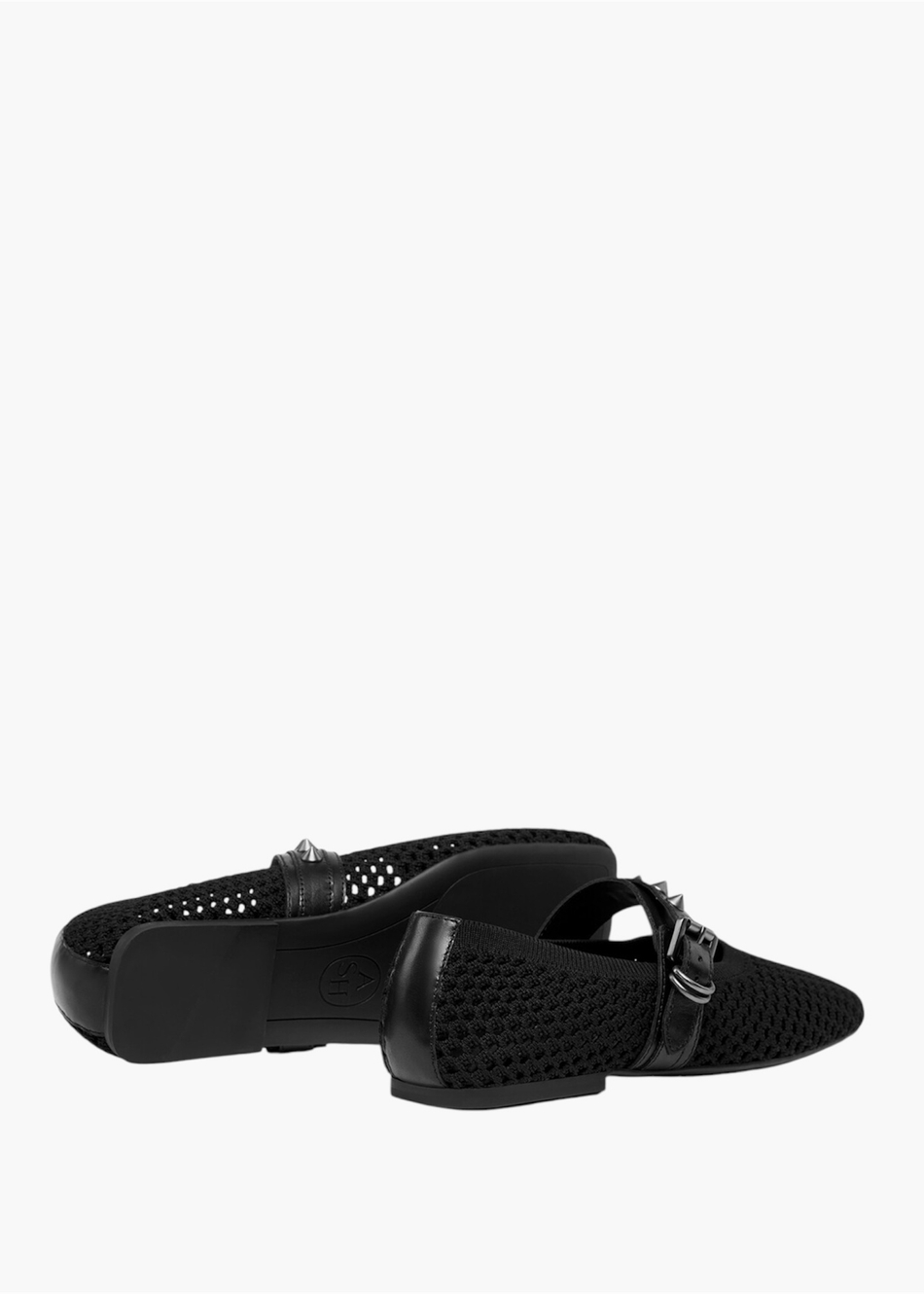 BIJOUX SS25-M-150587-001 black-25L Женские балетки летние 