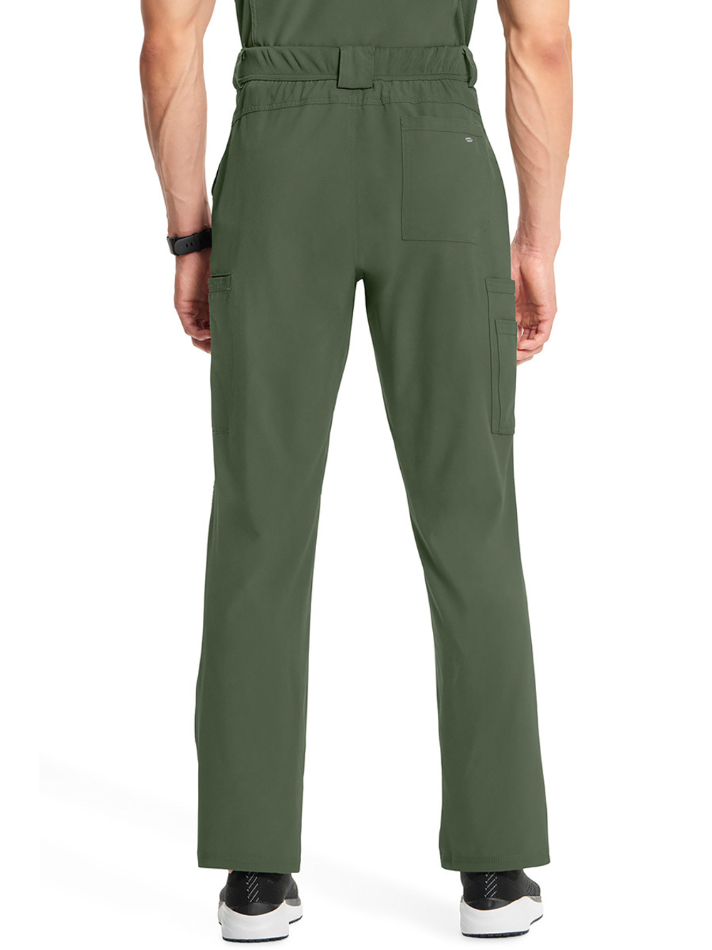 Брюки медицинские мужские удлиненные Cherokee CK200AT с внутренней кулиской на молнии, серый, M