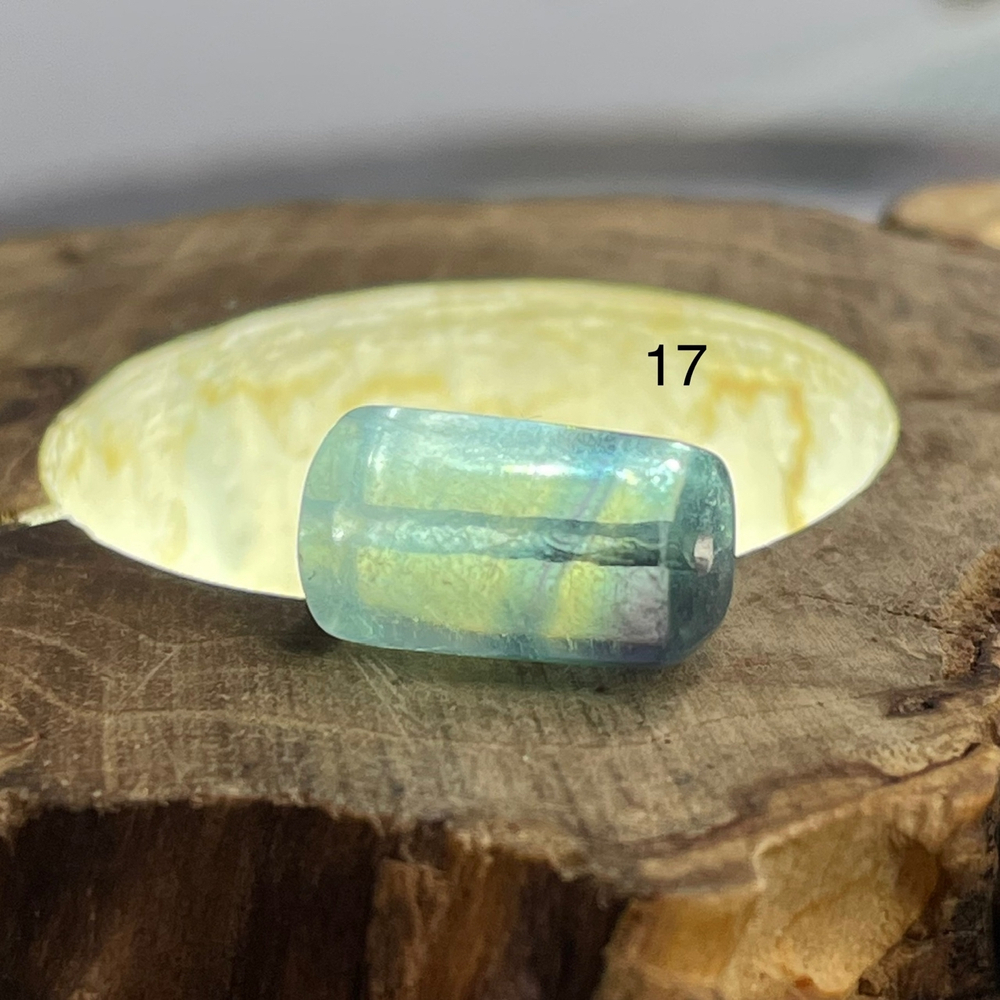 57887 Флюорит Бусина 12-13х7 мм-20