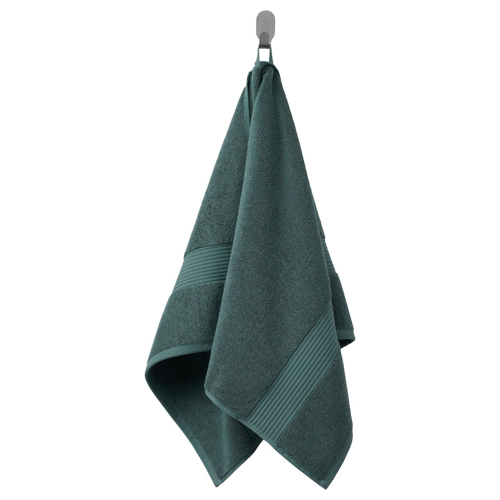 IKEA FREDRIKSJÖN  (ИКЕА ФРЕДРИКСЙÖН)  -  Полотенце для рук, серо-бирюзовое, 50x100 см