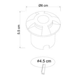 Тротуарный светильник Arte Lamp