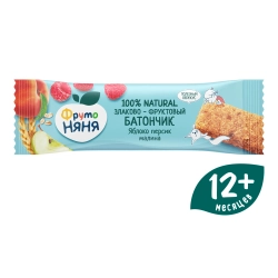 Фрутоняня батончик яблок-перс-малина 25г