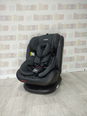 Автокресло детское Indigo Aero ST-3 Isofix группа 0/1/2/3 (0-36) черный-красный